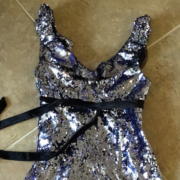 Free People lavender sequin dress, NWT - Picture 2 of 9